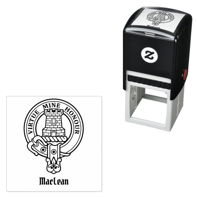 Clan MacLean Crest Self-inking Stamp (In Situ)