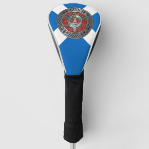 Clan MacLean Crest & Tartan Knot Golf Head Cover