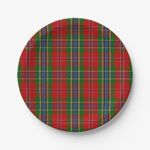 Clan MacLean Of Duart Tartan Paper Plate