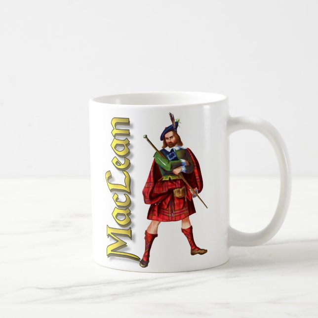 Clan MacLean Old Scotland Coffee Mug (Right)