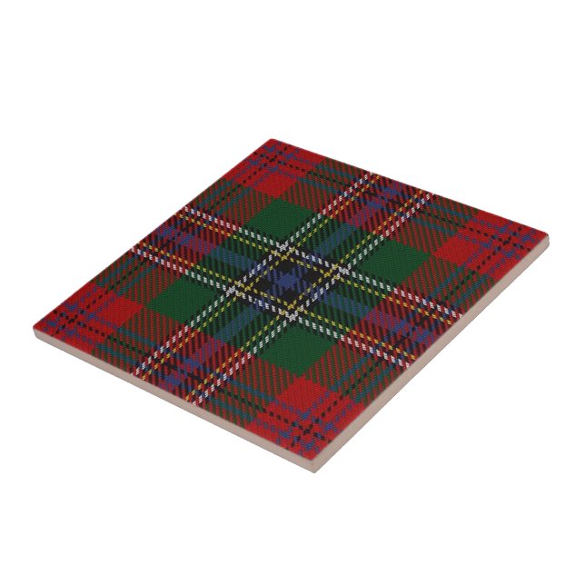 Clan MacLean Scottish Expressions Tartan Tile (Side)