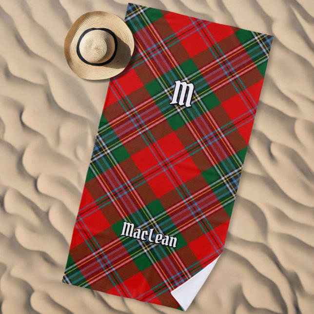 Clan MacLean Tartan Beach Towel (Creator Uploaded)