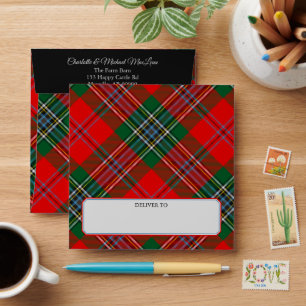 Clan MacLean Tartan Envelope