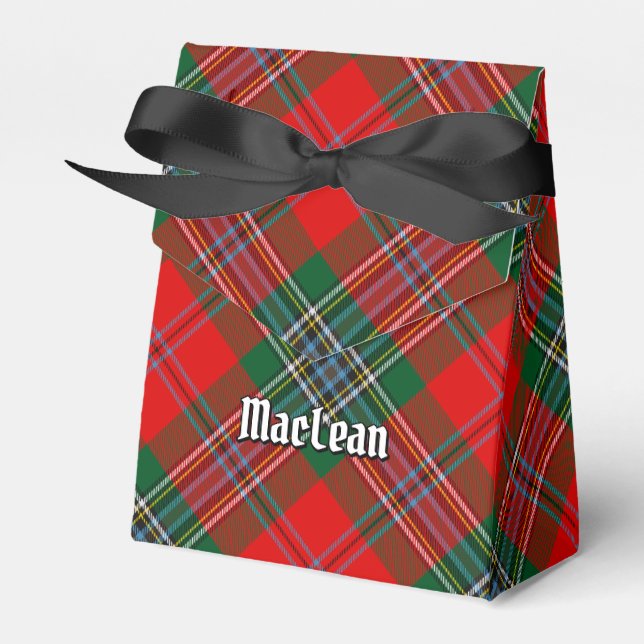 Clan MacLean Tartan Favour Box (Front Side)