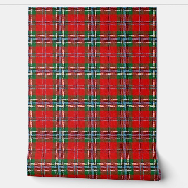 Clan MacLean Tartan Wallpaper (Unrolling)