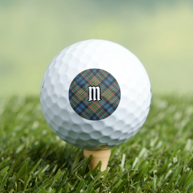 Clan MacLellan Ancient Tartan Golf Balls (Insitu Tee)
