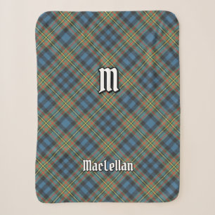 Clan MacLellan Ancient Tartan Sherpa Blanket