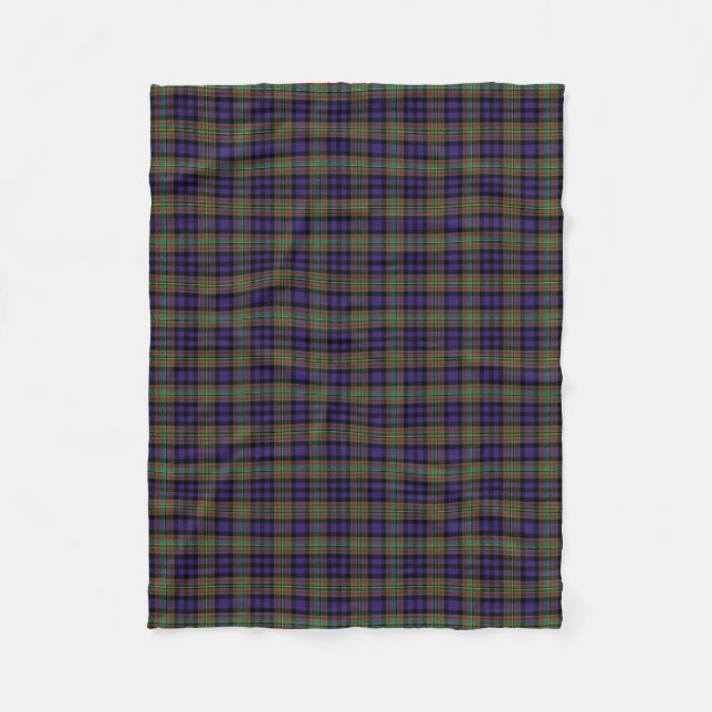 Clan MacLellan Tartan Fleece Blanket (Front)