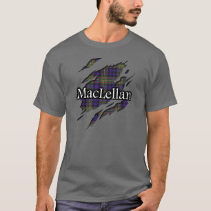 Clan MacLellan Tartan Torn Shirt