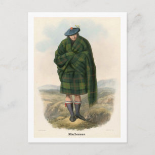 Clan MacLennan Postcard