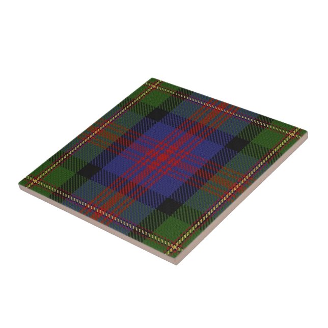 Clan MacLennan Scottish Expressions Tartan Tile (Side)