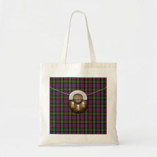 Clan MacLennan Tartan And Sporran Tote Bag