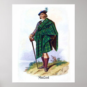 Clan MacLeod by R. R. McIan Poster