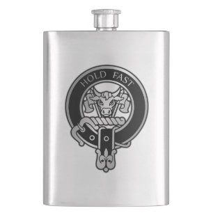 Clan MacLeod Crest Flask
