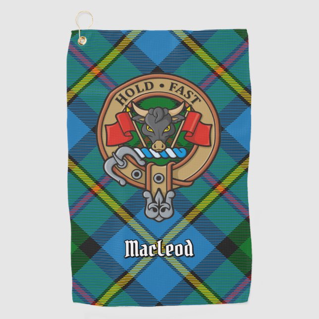 Clan MacLeod Crest Golf Towel (Front)