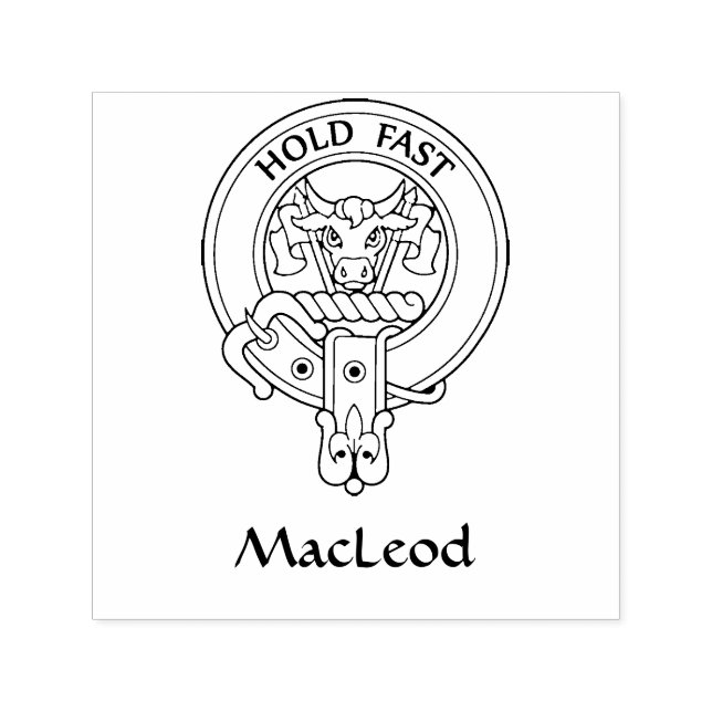 Clan MacLeod [Edit] Crest  Self-inking Stamp (Design)