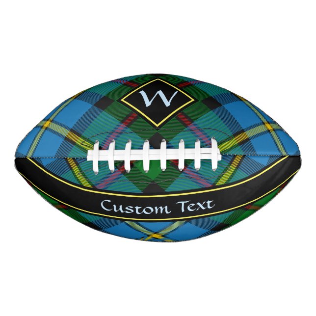 Clan MacLeod Hunting Tartan American Football (Front)
