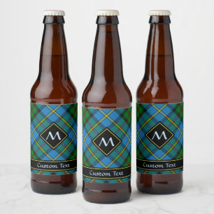 Clan MacLeod Hunting Tartan Beer Bottle Label