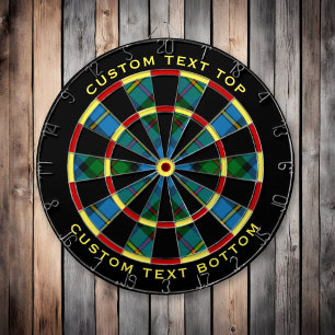 Clan MacLeod Hunting Tartan Dartboard