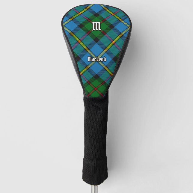 Clan MacLeod Hunting Tartan Golf Head Cover (Front)