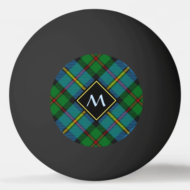 Clan MacLeod Hunting Tartan Ping Pong Ball (Front)