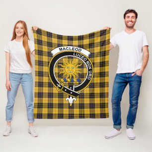 Clan MacLeod Lewis Ancient Tartan Plaid Fleece Blanket