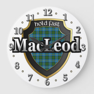 Clan MacLeod of Harris Tartan Scottish Dream Clock