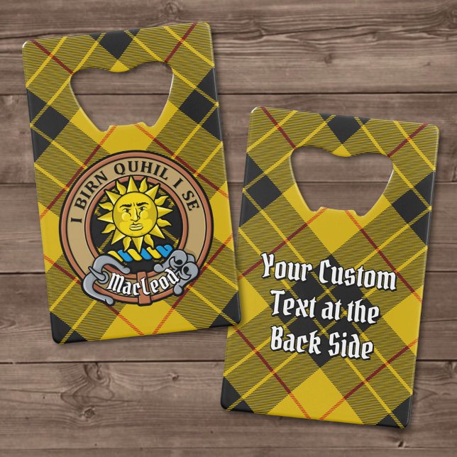 Clan MacLeod of Lewis Crest over Tartan (Creator Uploaded)