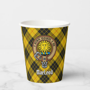Clan MacLeod of Lewis Crest Paper Cups