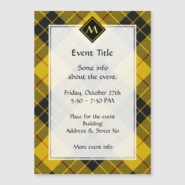 Clan Macleod of Lewis Tartan (Front)