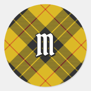 Clan Macleod of Lewis Tartan Classic Round Sticker