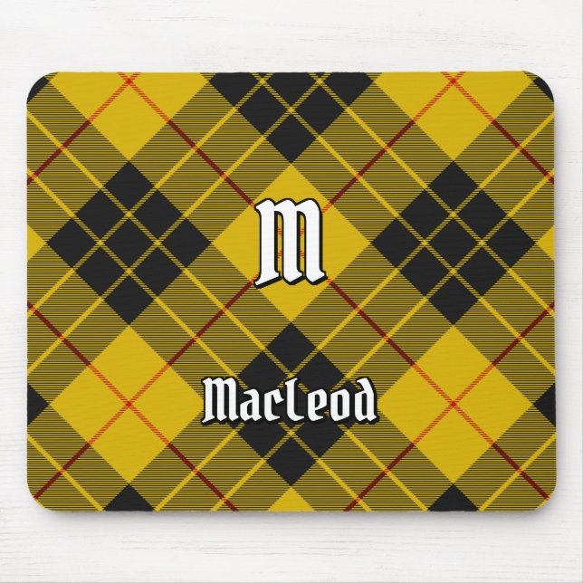 Clan Macleod of Lewis Tartan Mouse Mat (Front)