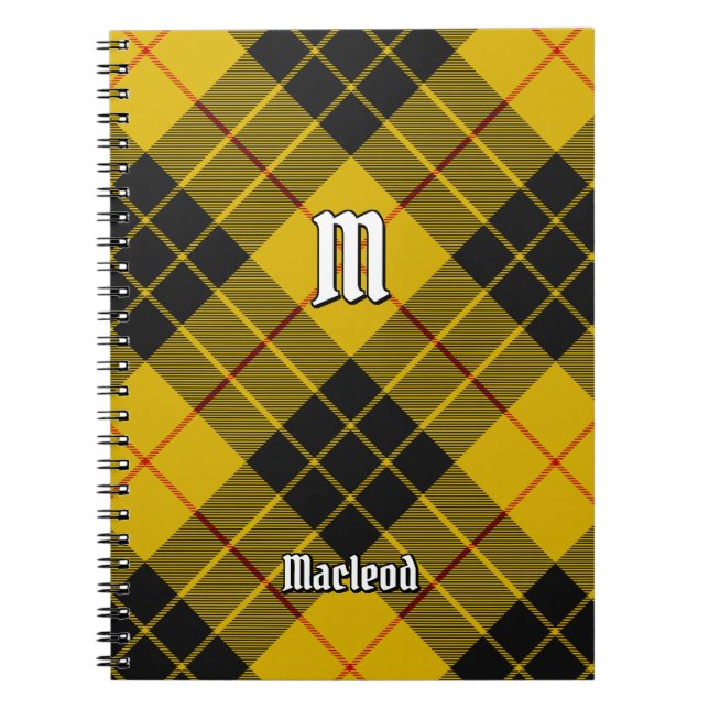 Clan Macleod of Lewis Tartan Notebook (Front)