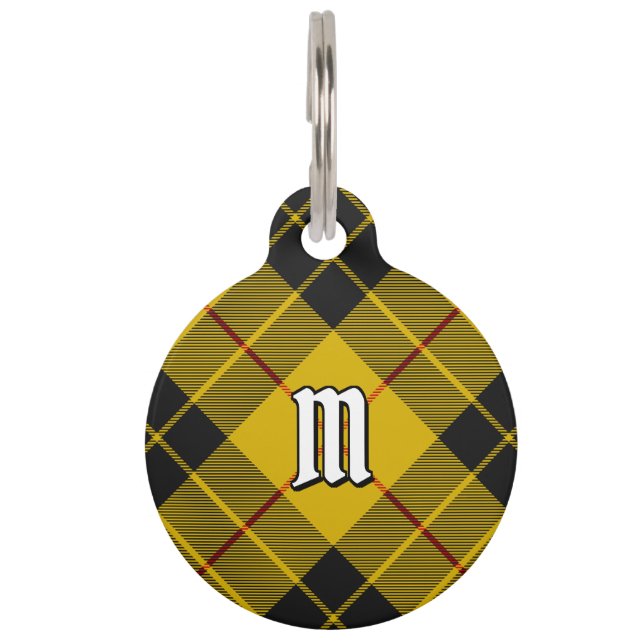 Clan Macleod of Lewis Tartan Pet Tag (Front)