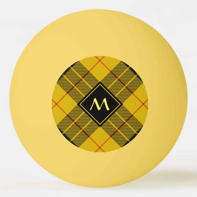 Clan Macleod of Lewis Tartan Ping Pong Ball (Front)