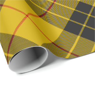 Clan Macleod of Lewis Tartan Rotated Wrapping Pape Paper