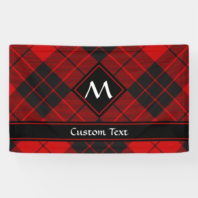 Clan Macleod of Raasay Tartan Banner (Horizontal)