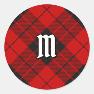 Clan Macleod of Raasay Tartan Classic Round Sticker