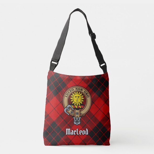 Clan Macleod of Raasay Tartan Crossbody Bag (Front)