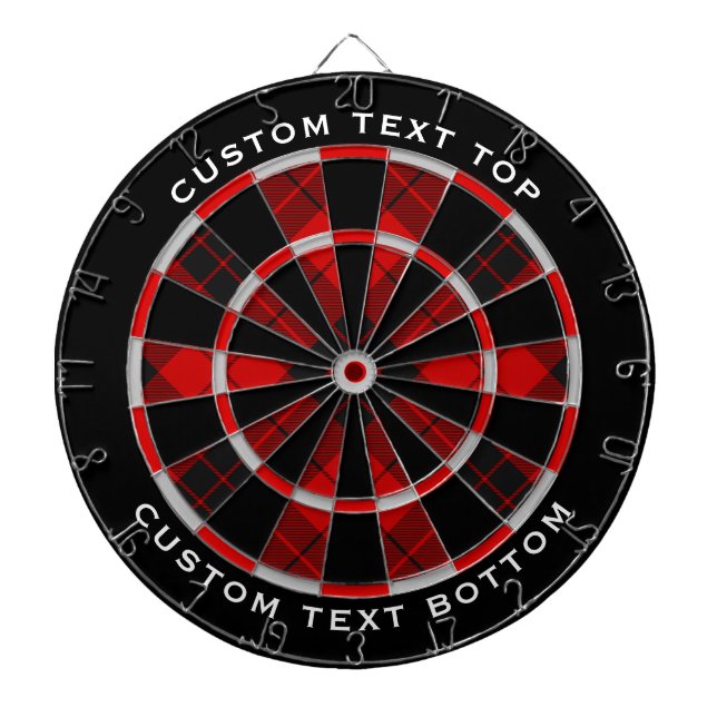 Clan Macleod of Raasay Tartan Dartboard (Front)