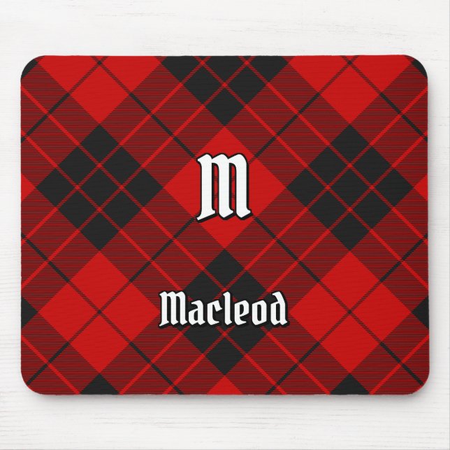Clan Macleod of Raasay Tartan Mouse Mat (Front)