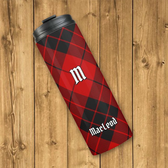 Clan Macleod of Raasay Tartan Thermal Tumbler (Creator Uploaded)