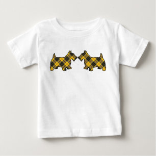 Clan MacLeod Scottie Dogs Scottish Clan Tartan 2 Baby T-Shirt