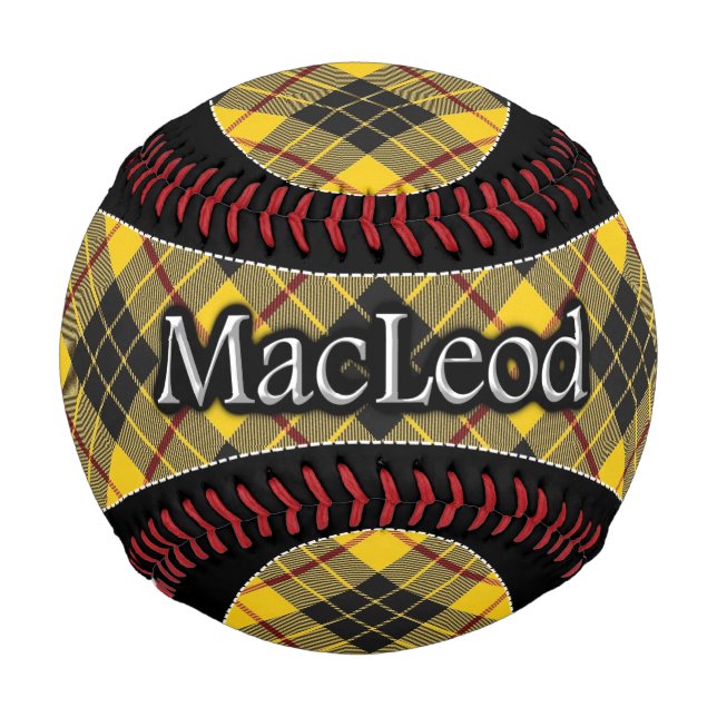 Clan MacLeod Scottish Dream Tartan Baseball (Front)