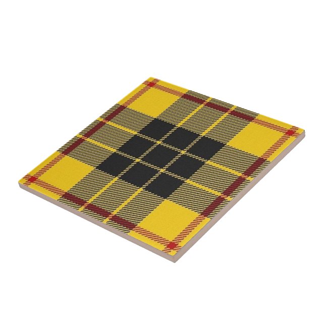 Clan MacLeod Scottish Expressions Tartan Tile (Side)