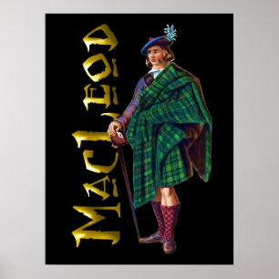 Clan MacLeod Scottish Highland Dream Poster