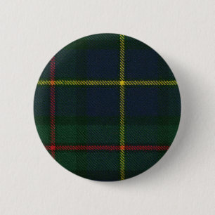 Clan MacLeod Tartan Button