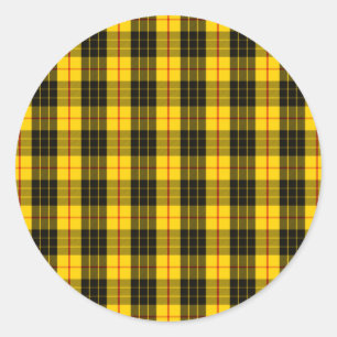 Clan MacLeod Tartan Classic Round Sticker