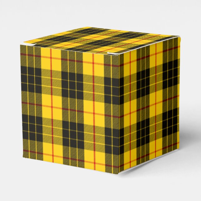 Clan Macleod Tartan Favour Box (Front Side)