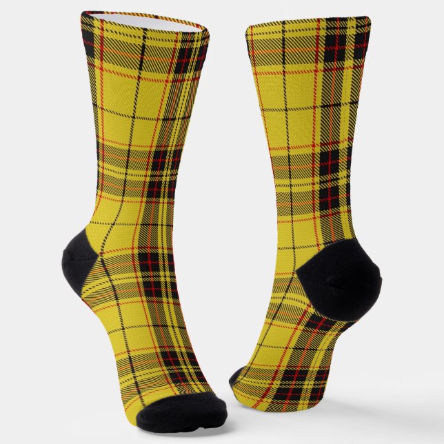 Clan MacLeod Tartan Socks (Angled)